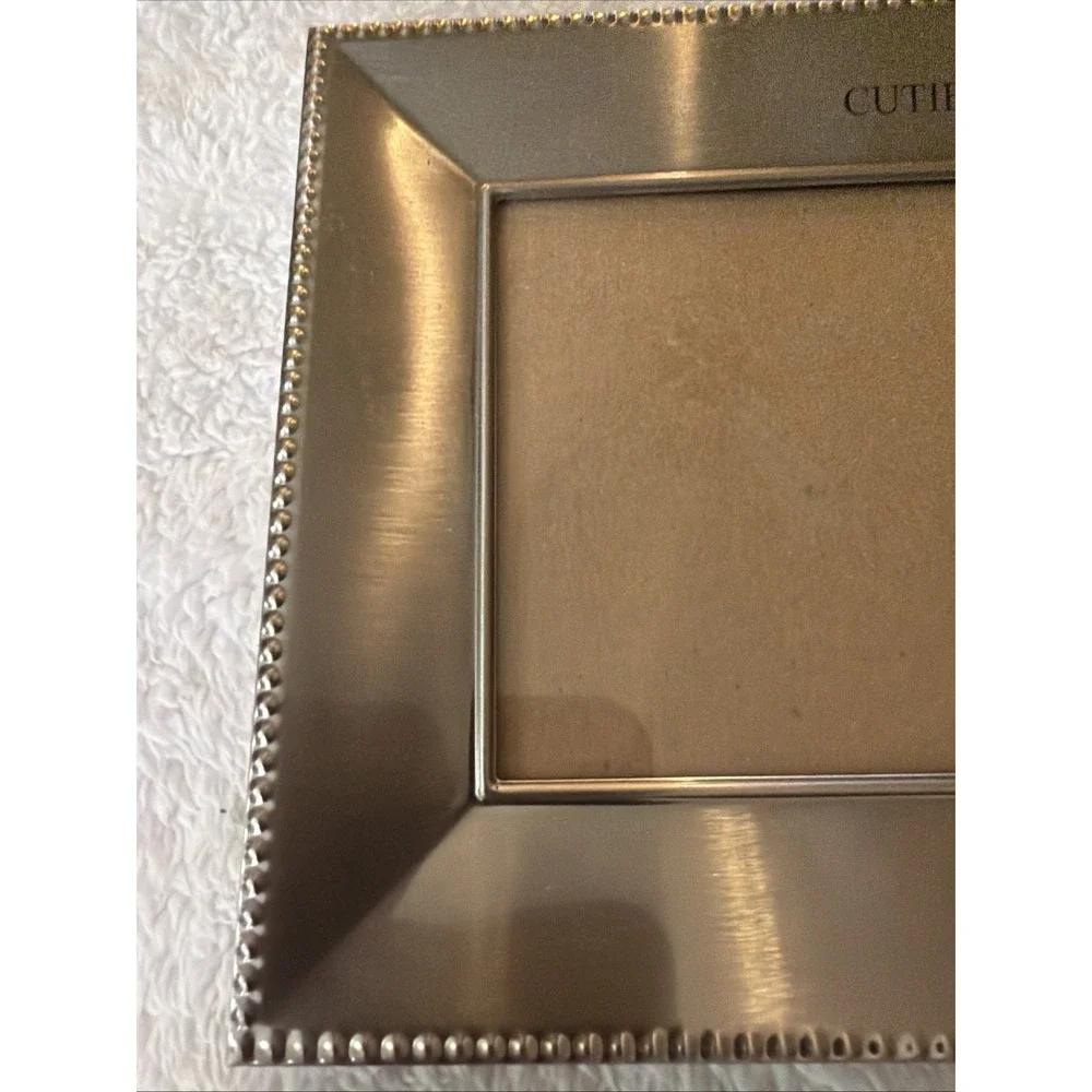 Photo Frame Malden International Design 4x6 Metal Silver Tone Vintage Cutie Pie